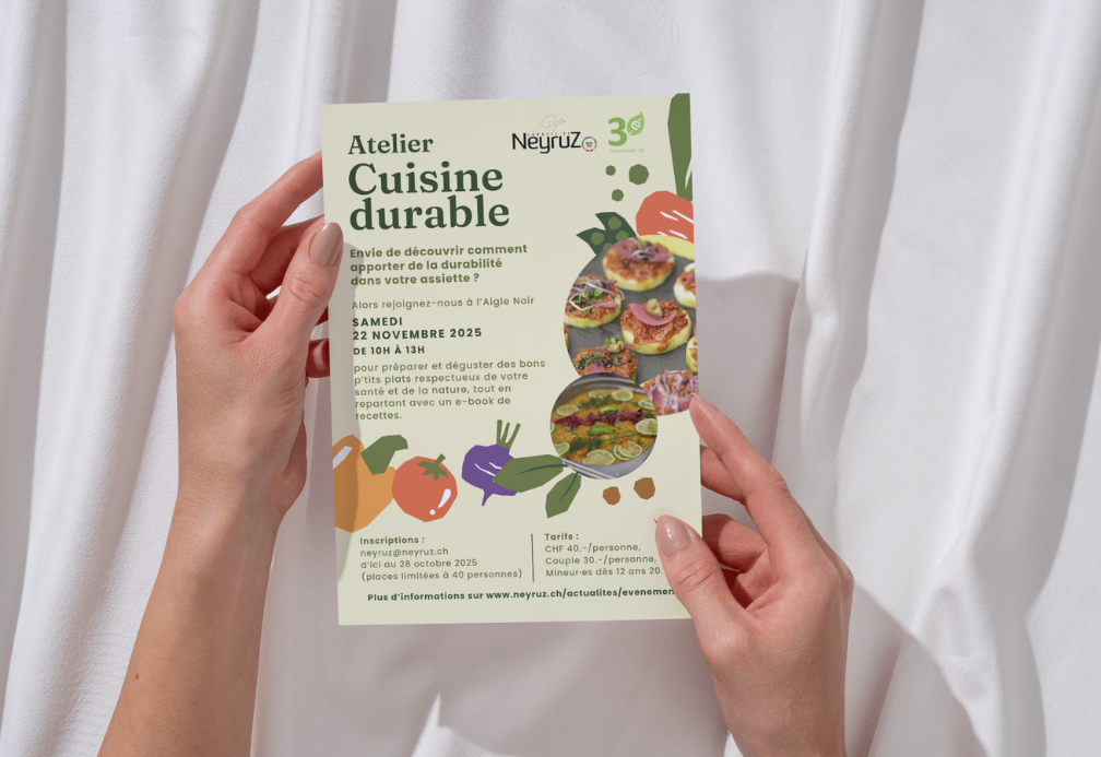 Design du flyer de Neyruz
